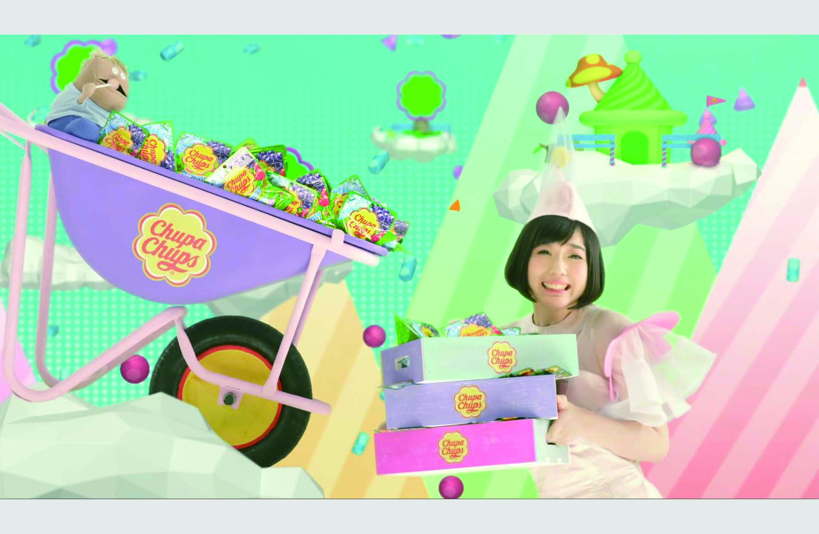 CUPA CHUPS「ChupaChups gummy×でんぱ組.inc」2014-CM propstyling｜スタイリスト三宅慶子のムービー