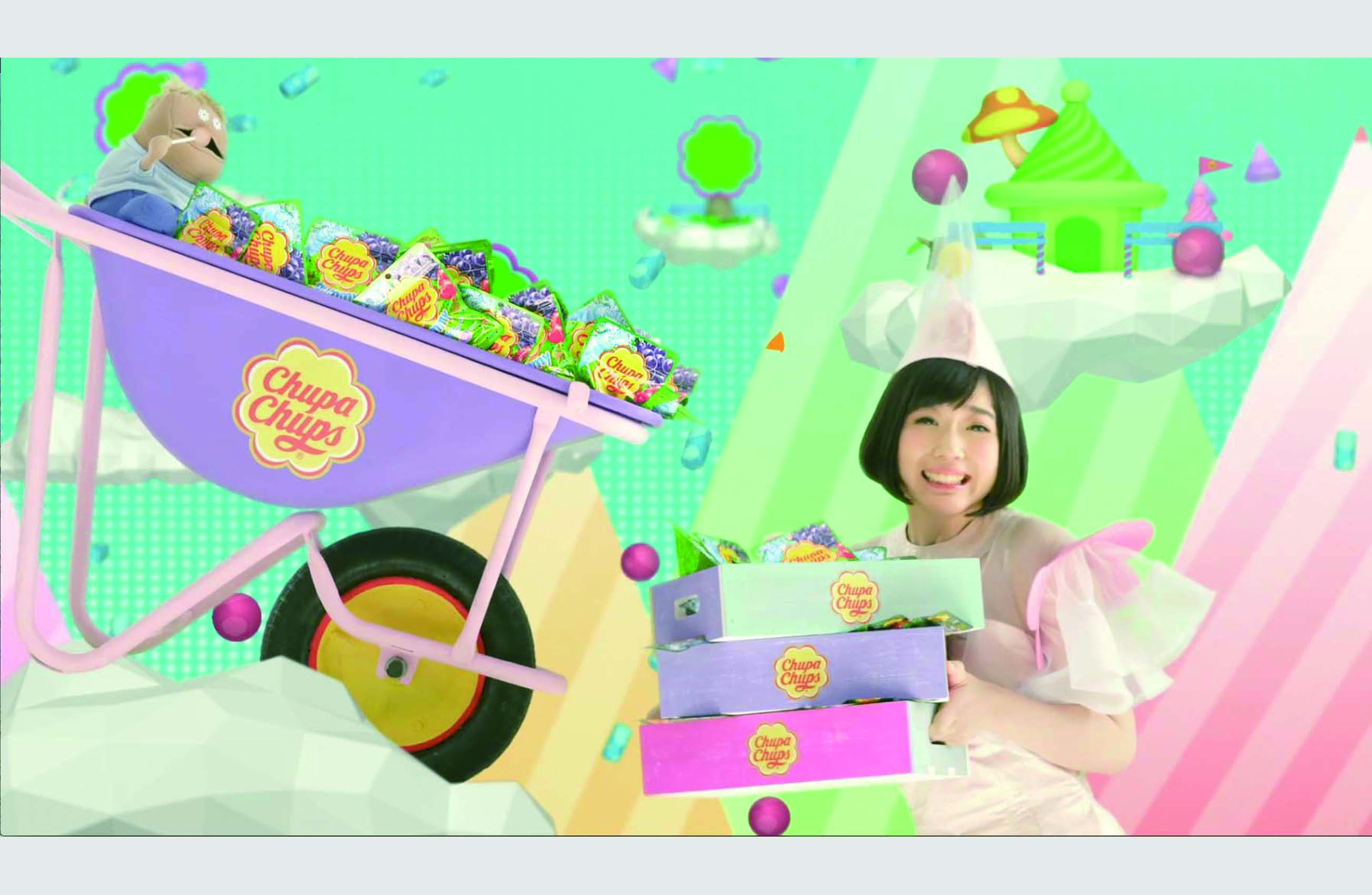 CUPA CHUPS「ChupaChups gummy×でんぱ組.inc」2014-CM propstyling｜スタイリスト三宅慶子のムービー